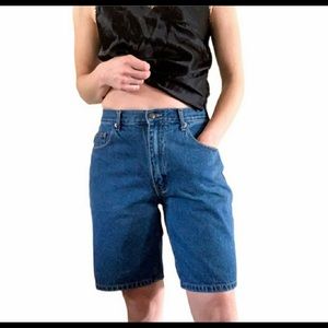 Vintage 90’s Bugle Boy High Rise Mom Jean Shorts